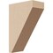 Ekena Millwork 2"W x 4"D x 6"H Classic Concord Rough Cedar Woodgrain TimberThane Corbel, Primed Tan CORUR02X04X06CONRCPR - alternate 1